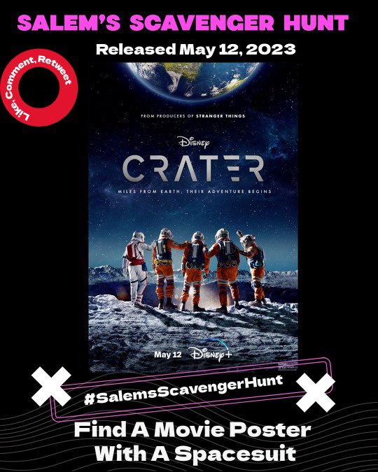 #iwanttoplayagame 

Salem’s Scavenger Hunt 🖤
Each day I will post a #movie poster. Comment down below a #MoviePoster with the item I list. Make sure to hashtag #SalemsScavengerHunt ♥️ Lets get people involved. #horrorcommunity #movieposters #CellarDwellers #Filmx