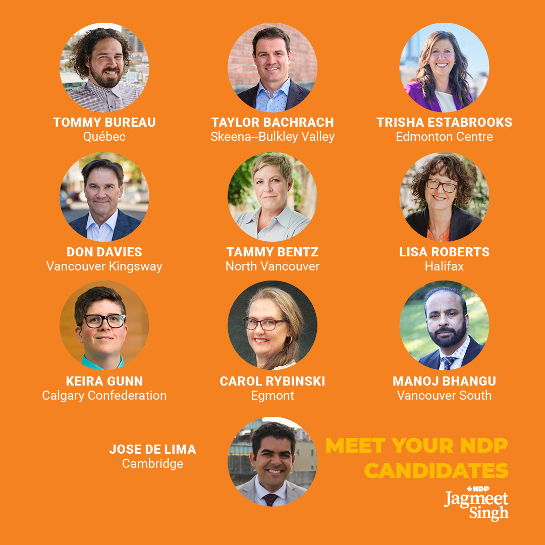 Meet 10 of our newly nominated NDP candidates that are going to make life better for you. From fighting for dental care and pharmacare - to taking on corporate greed, New Democrats will always fight for you and your loved ones.