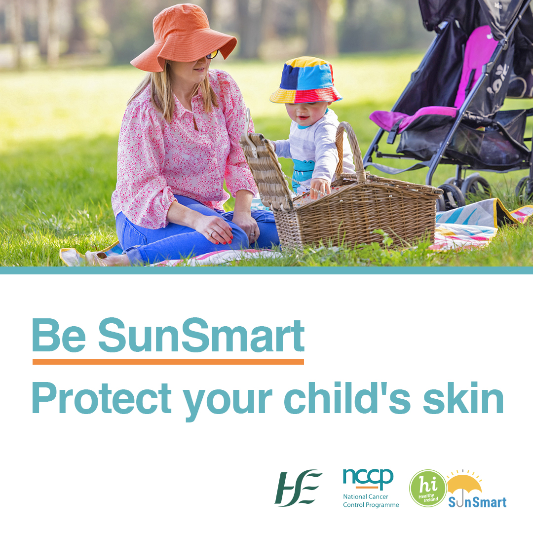 Babies and children have very sensitive skin. Playing and spending time outdoors is good for your child but it is important to protect children's skin when outside in the sun between April and September, even on cloudy days. Protect children from UV radiation by following the