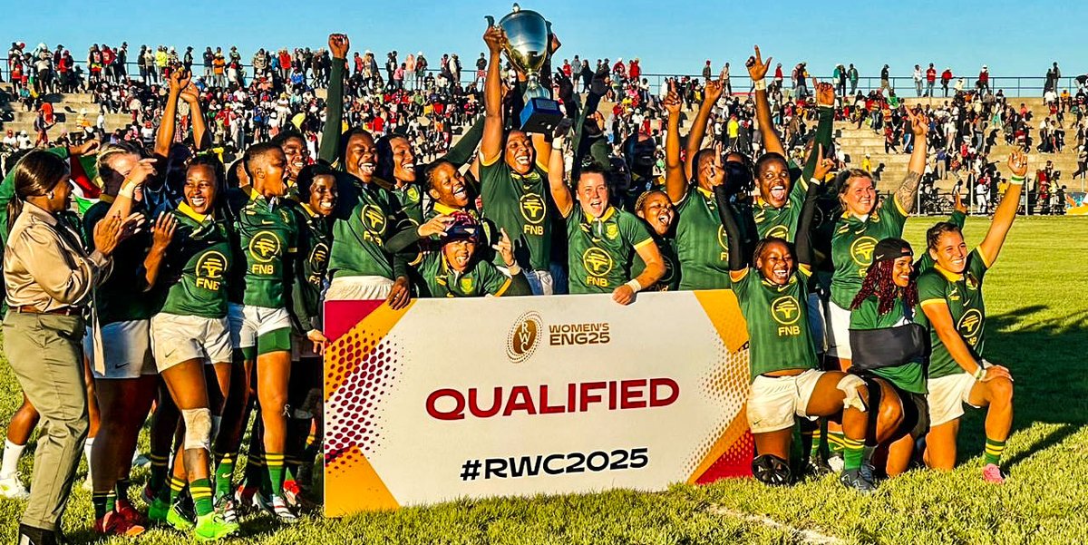 It wasn't plain sailing, but the #BokWomen booked their spot at @rugbyworldcup 2025 with a hard-fought win over Madagascar - match report: tinyurl.com/mr32xrkd 👏 #MakeItCount #ETTIG @FNBSA