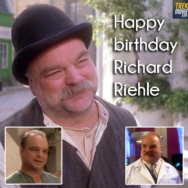 Happy birthday to Richard Riehle, the prolific character actor who played 3 different roles on #StarTrek: He was Seamus in #StarTrekVoyager's Fairhaven program, Batai in #StarTrekTNG's 'The Inner Light,' and Jeremy Lucas in #Enterprise's 'Cold Station 12' and 'The Augments.'
