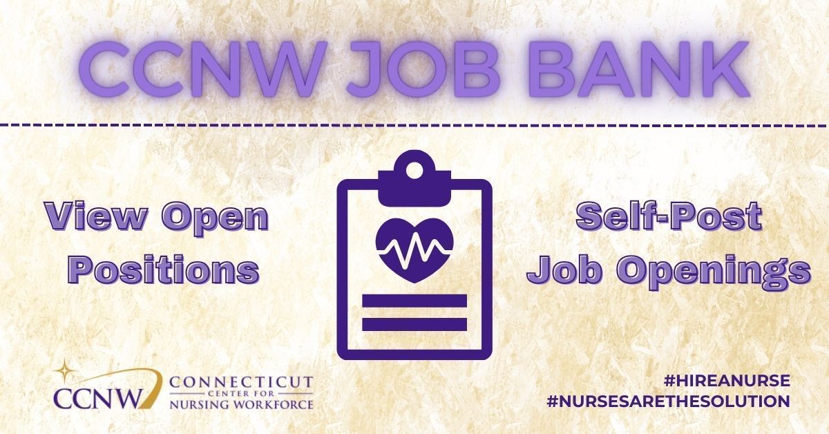 🔎 #CCNWJobBank current open positions: buff.ly/3UitolZ
  
Visit our website this week to view any newly added positions!

To set up a free online account and post open positions, email: mktg@ctcenterfornursingworkforce.com.

#nursingworkforce #CCNW #nursingcareers