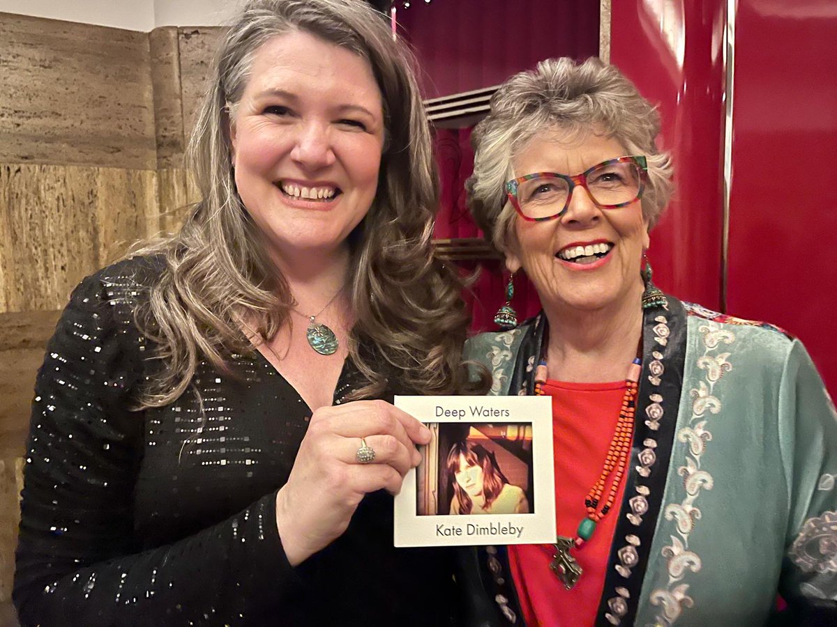 Prue Leith (@prueleith) on Twitter photo Kate Dimbleby has an unforgettable voice Ā and her new album, Deep Waters, is just lovely. If you donāt know her, give it a go. <a href="/katedimbleby/">Kate Dimbleby</a> #deepwaters Kate Dimbleby has an unforgettable voice Ā and her new album, Deep Waters, is just lovely. If you donāt know her, give it a go. <a href="/katedimbleby/">Kate Dimbleby</a> #deepwaters