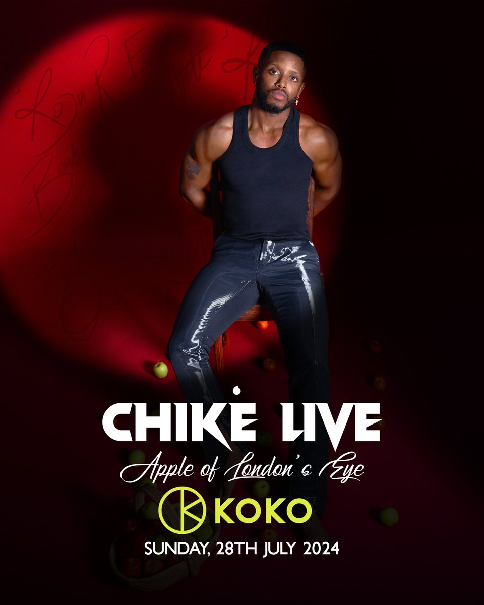 London, the apple of your eye, is coming! Pre-sale tickets sold out in 10 minutes, and the general sale is now live! 

Get access via chikelive.com

#ChikeLive🎤 #SonOfChike☀