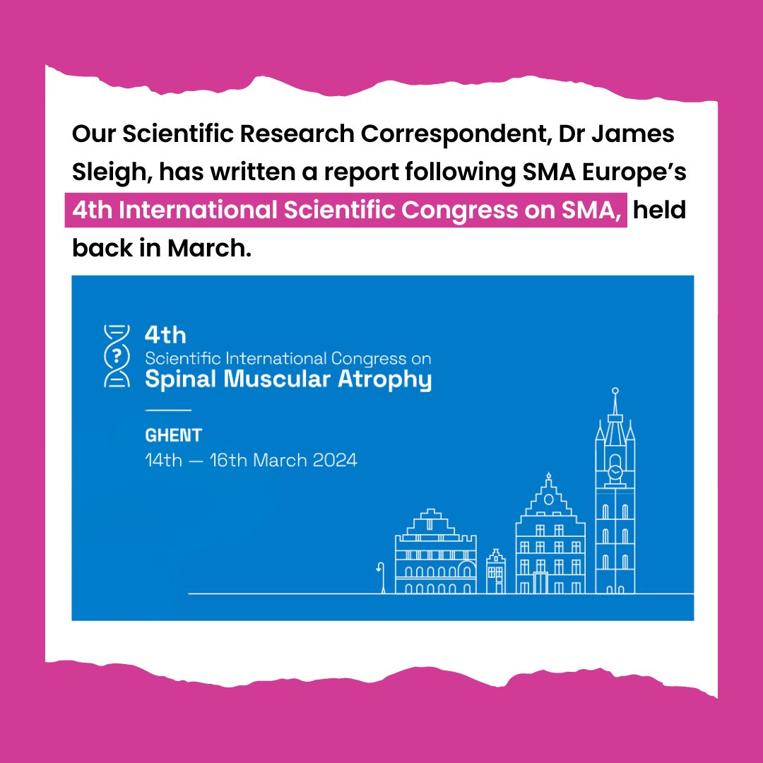 Read the report by our Scientific Research Correspondent @J_N_Slayer about SMA Europe’s 4th International Scientific Congress on SMA, held back in March, which summarises some of the major findings presented at the conference: smauk.org.uk/scientific-con…