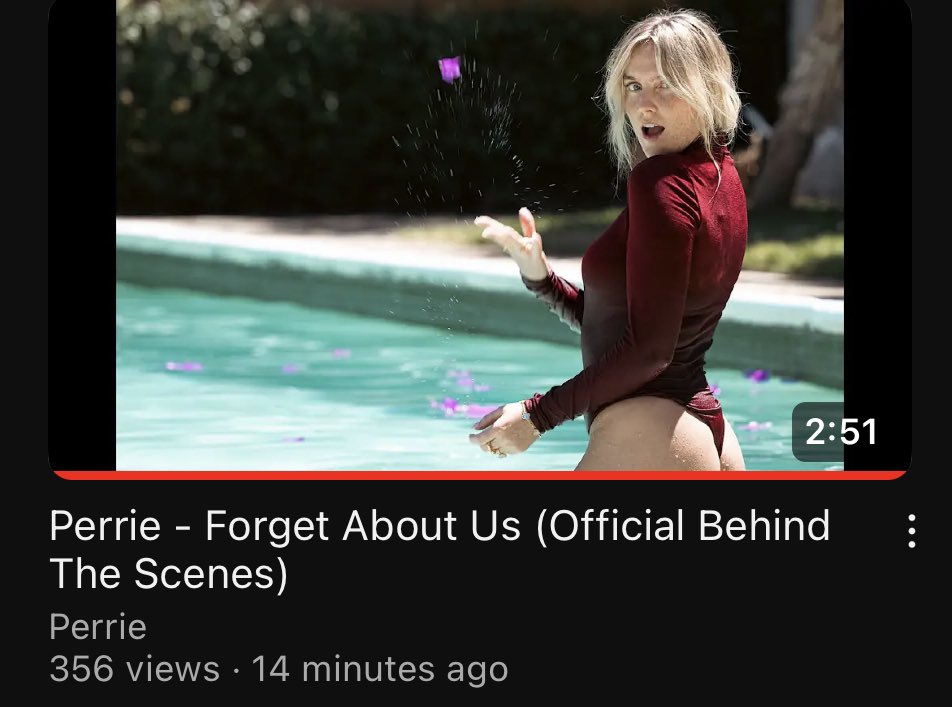 🎥 | perrie has released the behind the scenes video for forget about us mv! — watch here: youtu.be/Evd3FGfV5CA?si…