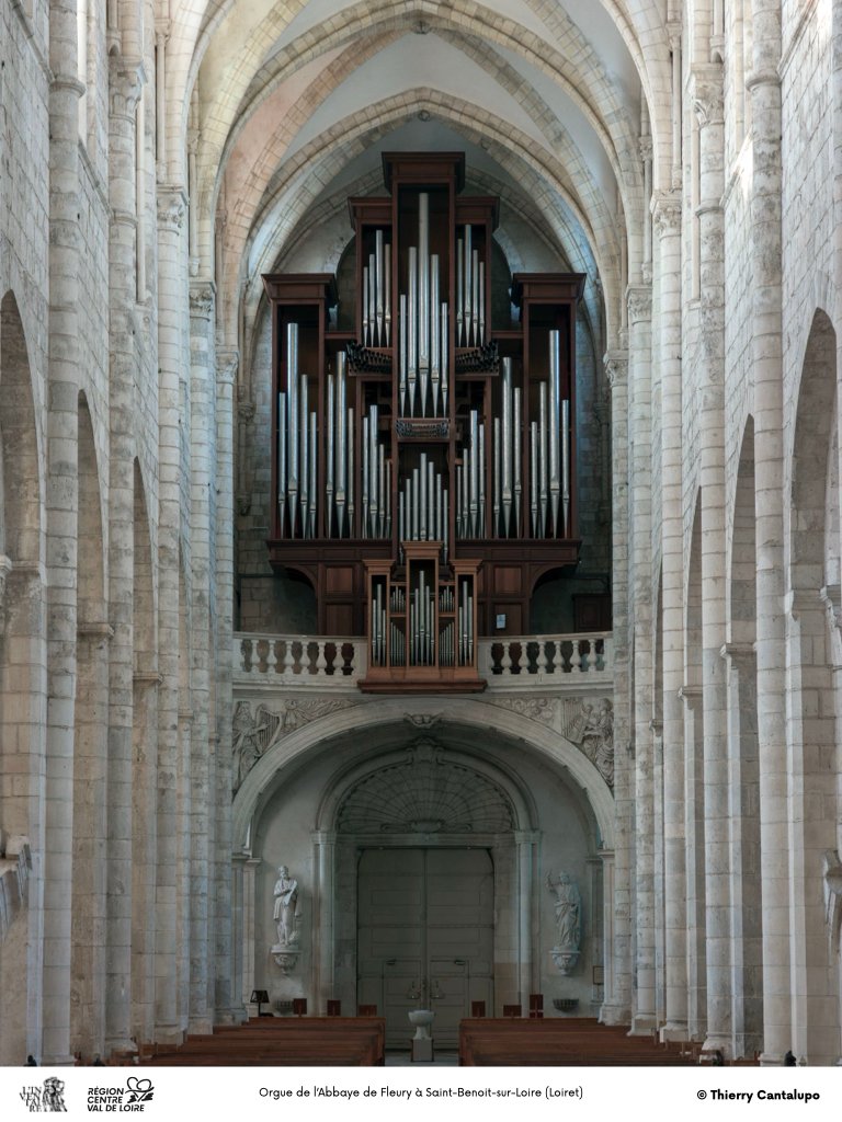 #WeekendPatrimoine 🏰 Chaque week-end (re)découvrez le #patrimoine du #CentreValdeLoire 🤩

🗓️🎹 Le 14 mai célèbre la journée de l’orgue : découvrez l’histoire particulière de celui de l’abbaye de Fleury à Saint-Benoît-sur-Loire (Loiret)…

1/2 ⤵️