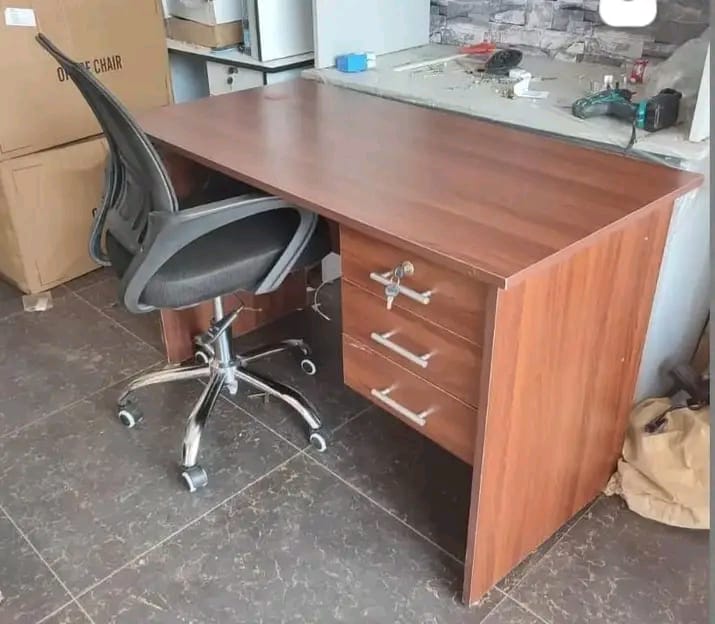 Happy Mother's Day offer! Quick sale💥 Follow or Dm @virginHoffice 1.2m desk & Secretarial office chair set Price: Kshs 10,500 Call/WhatsApp 0703925459 We supply countrywide