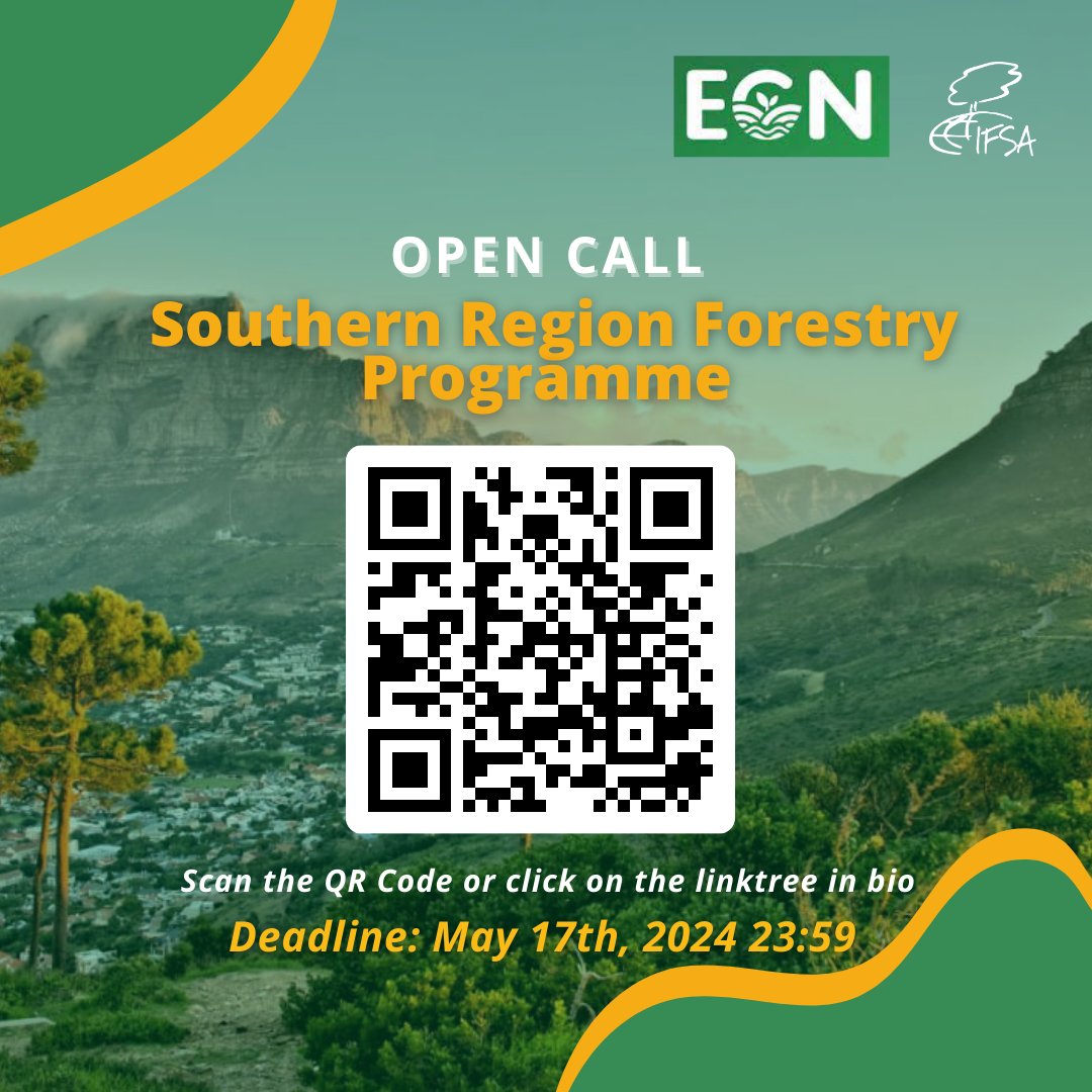 IFSA and ECN invite Africa LC members to participate in the Southern Region Forestry Programme - by filling out this research survey. The project envisions a region where the main stakeholders in forestry of African youth Link: forms.gle/Unm4J48RphCJNX…