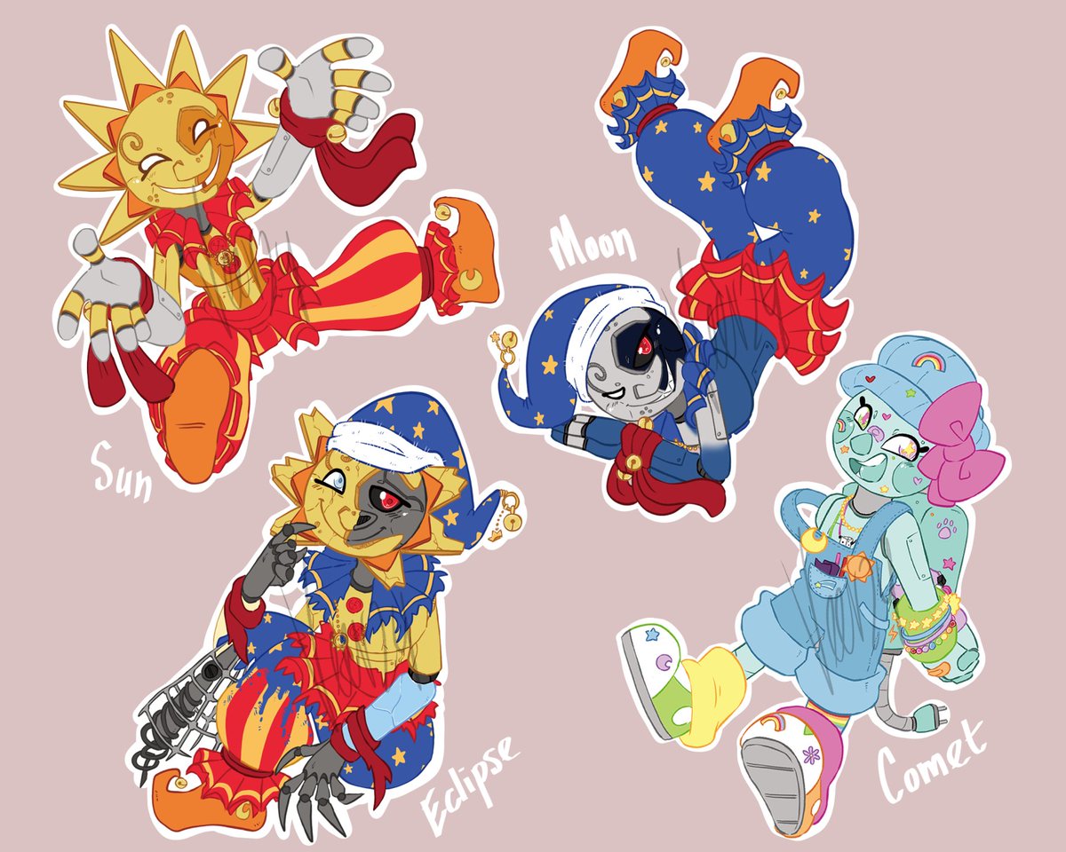 New merch incoming! These charms will become available in my sh0ps as well as conventions in the future💗A restock of my Mane Six charms, new doublesided MLP family charms and FNAF SB Daycare Bot charms, including my own OC Comet ;w; Hope to bring them to you soon!