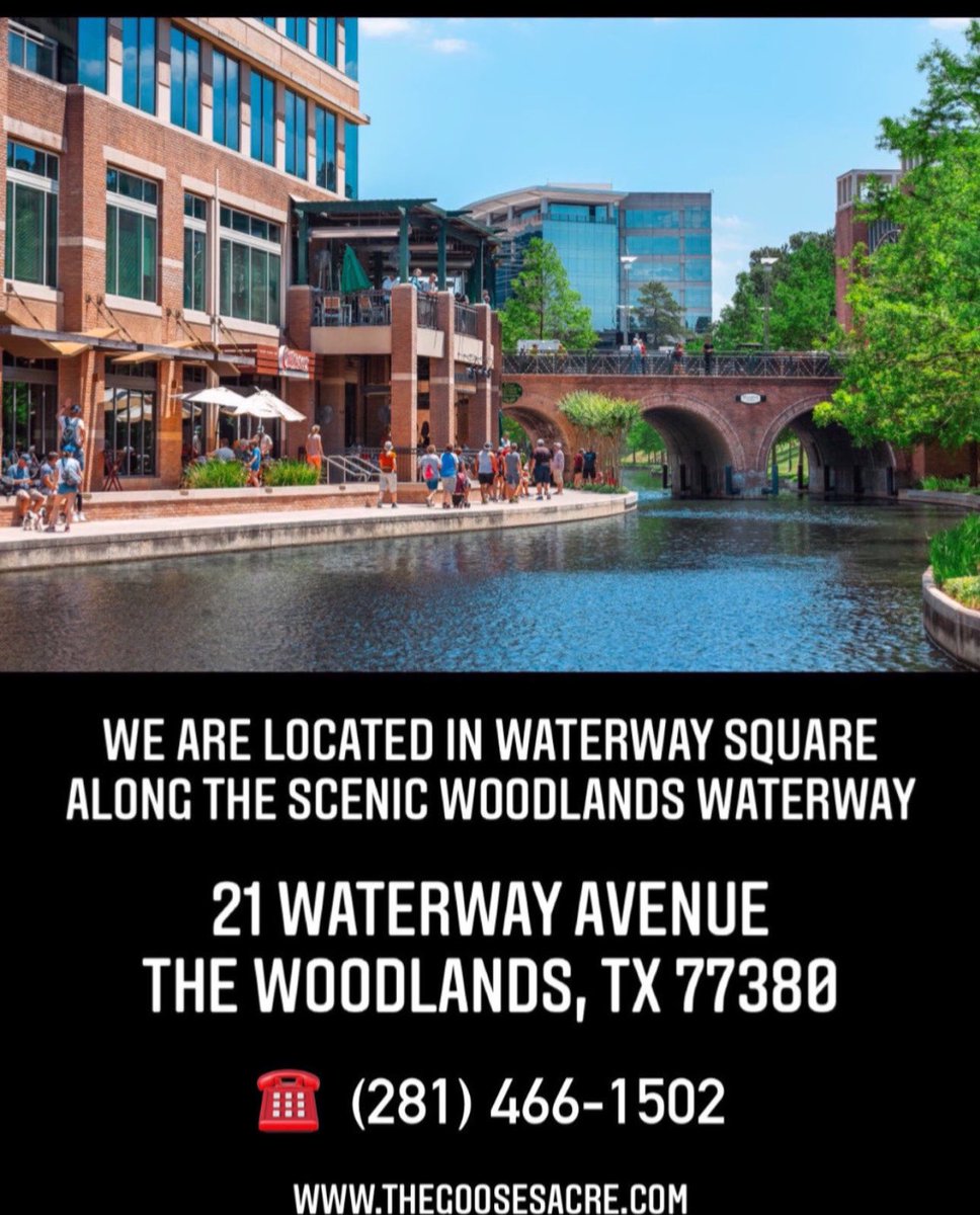 HAPPY MOTHER’S DAY 💐
#MothersDay #Brunch 10A-2P

Live #Acoustic 12P-3P

Kids 12 & under Eat Free
Kids Menu or Brunch
(1) per Adult Entree Ordered

Enjoy our Waterway Patios

#WoodlandsWaterway  

#Breakfast #Brunch #Lunch #Mimosas #BloodyMarys #TheWoodlandsTX #SpringTX #ConroeTX