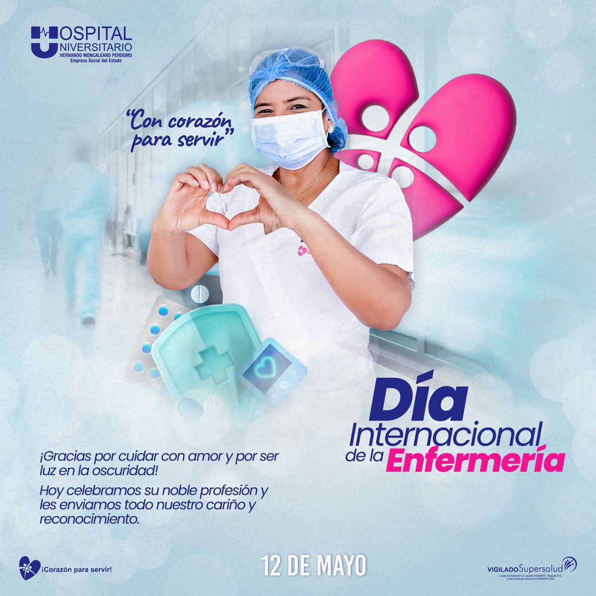 #DiaInternacionalDeLaEnfermeria 🏥🩵
