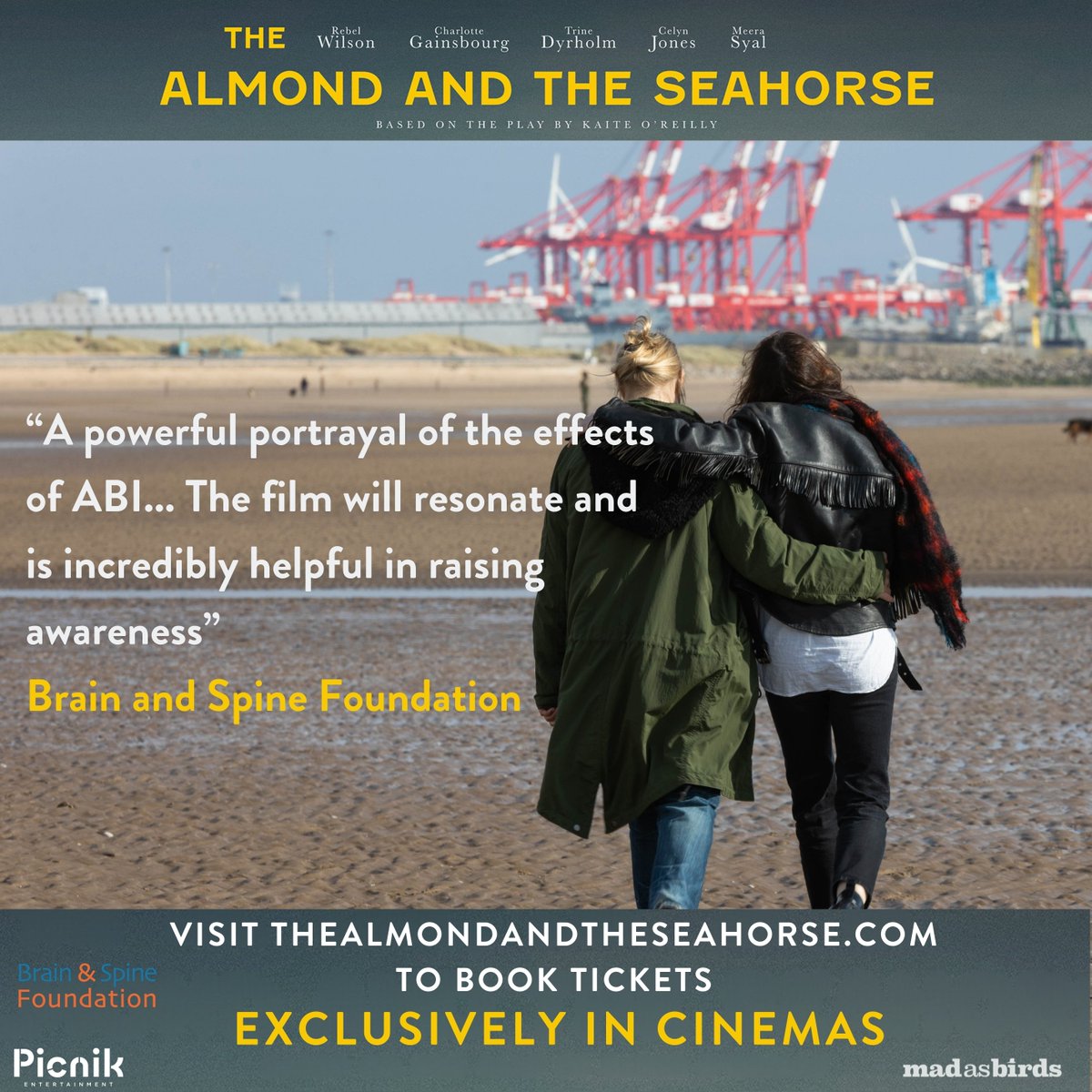 Almond and the Seahorse is available exclusively in cinemas now! Find out where the film is screening across the UK from thealmondandtheseahorse.com
