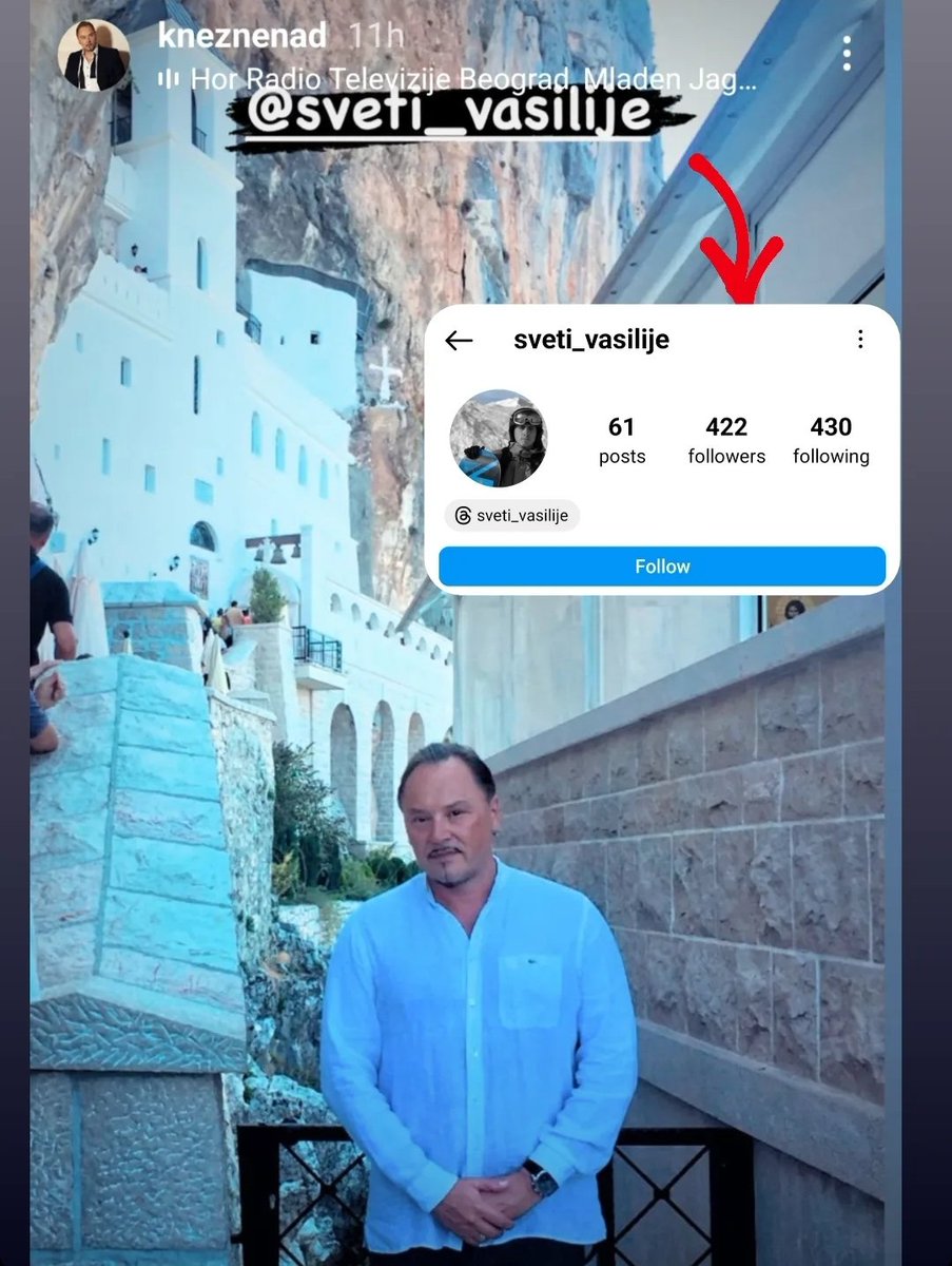 Pobjednik dana je ipak Knez koji se slikao ispred manastira Ostrog i tagovao Svetog Vasilija što je Instagram profil nekog random lika 😀