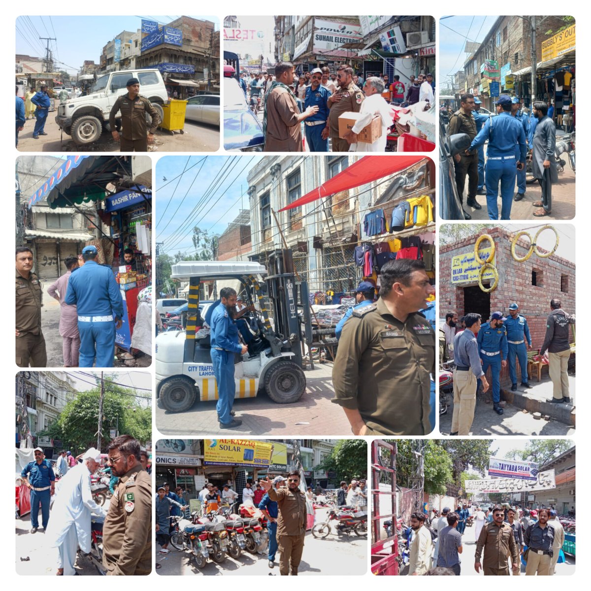 Action against wrong parking and encroachment at Anarkali and Hall Road. #Antiencroachment #traffic #Pakistan #IGPPunjab #PoliceAwamSaathSaath #PakistanPolice