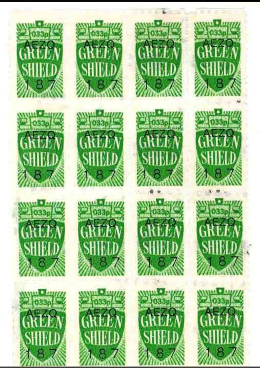 Who remembers green shield stamps