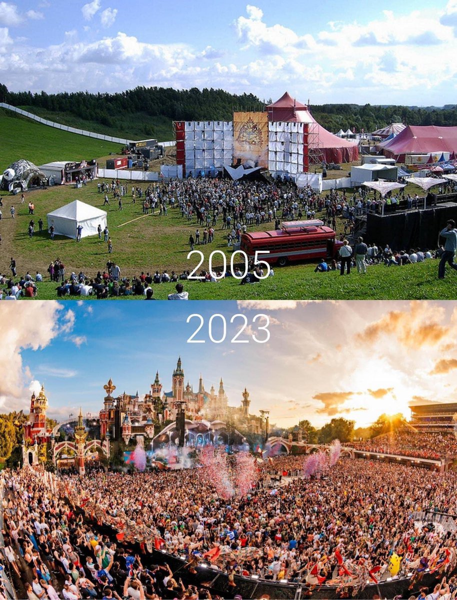 Evolución del mejor festival del mundo #tomorrowland