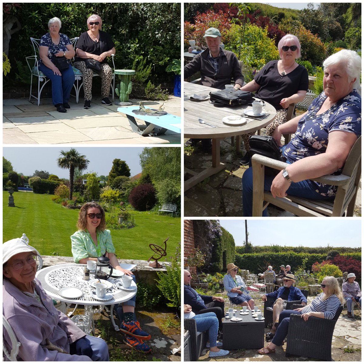 It was great to welcome Unpaid carers @CarersTrust to enjoy a well deserved break at Butlers Farmhouse, Sussex,  open for the #Nationalgardenscheme the event was part of the wonderful #GardensandHealthWeek  🌼