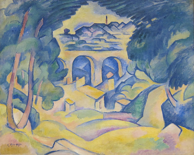 Oggi nel 1882 nasceva il pittore e scultore #GeorgesBraque, tra gli iniziatori del #cubismo.

(IL VIADOTTO A L'ESTAQUE, anno 1907-08, olio su tela, 65.1 x 80.6 cm, @artsmia, Institute of Arts, #Minneapolis).

#13maggio.