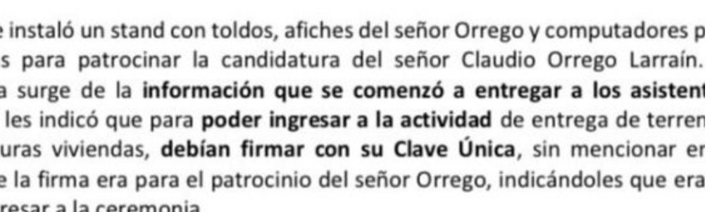 Mediante denuncia formal ante el Servel vecinos de Padre Hurtado denuncian que el gobernador de la RM Claudio Orrego ENGAÑO a los vecinos de esa comuna para firmar para su CAMPAÑA con su Clave Única Pero ellos NO sabían que la firma era para Eso.....Muy Grave Eres una 🐀 inmunda.