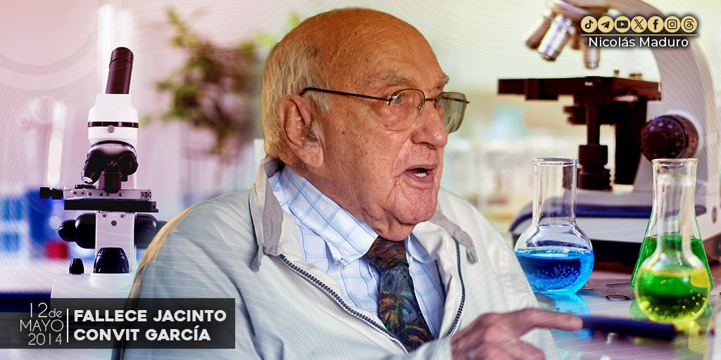 A 10 años de su partida física, honramos el legado de Jacinto Convit, científico venezolano sobresaliente, paradigma del servidor público, hombre de profunda sensibilidad humana y amor por la vida, considerado uno de los médicos más influyentes de la historia de la humanidad por