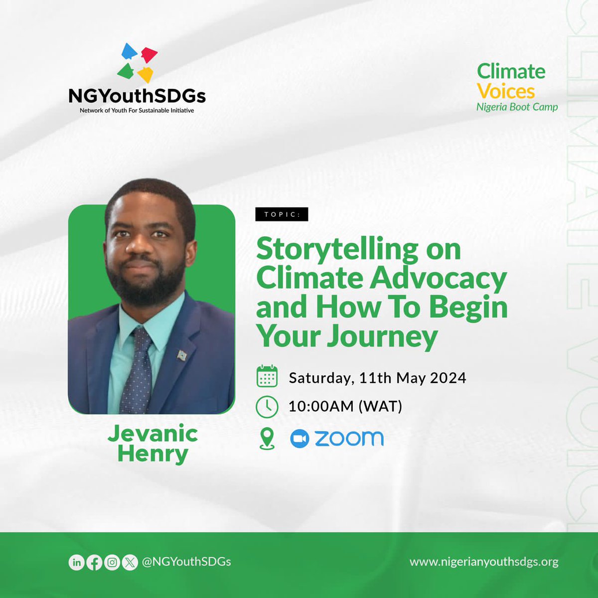 In the journey of #ClimateVoicesNG bootcamp, last Saturday was about fascinating stories about climate change and how it affected some communities and people also how they made great impact from some unfortunate events. We all have a story that can make us set a great milestone.