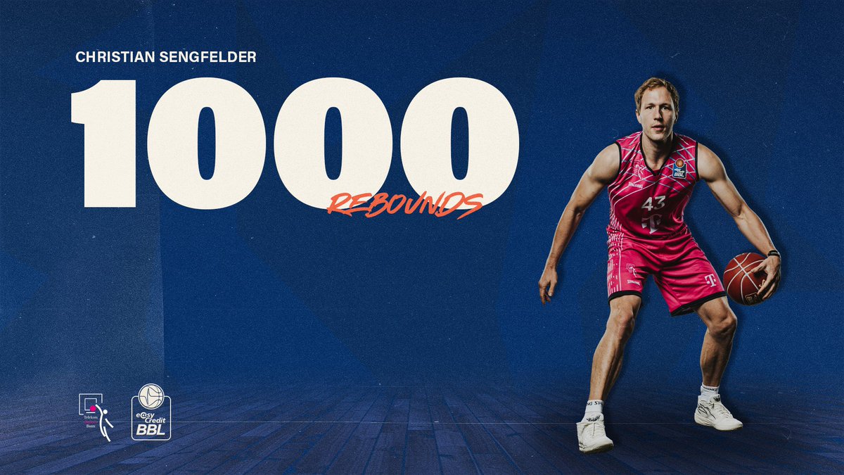 MEILENSTEIN: Nationalspieler Chris #Sengfelder greift sich seinen 1.000 Rebound in der #easycreditbbl ab. 🙌

#welcometowow #madetowow @TelekomBaskets
