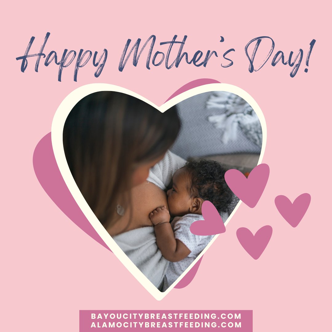 Happy Mother's Day to all of our sweet families! We are honored to come alongside you on this journey. No matter how you celebrate today, we hope you can rest in knowing you are doing an incredible job 💗

#mothersday #IBCLC #lactationsupport #momsaresuperheroes