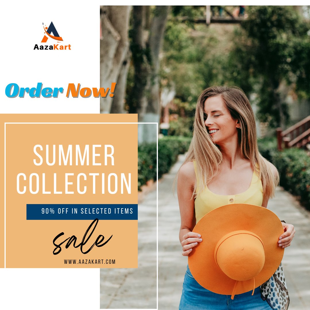 Sale is starting aazakart, get ready, let's go shopping and that too at the best price #aazakartonlineshopping #onlineshopping #aazakartdicounts #sale #summersale #offers 
aazakart.com