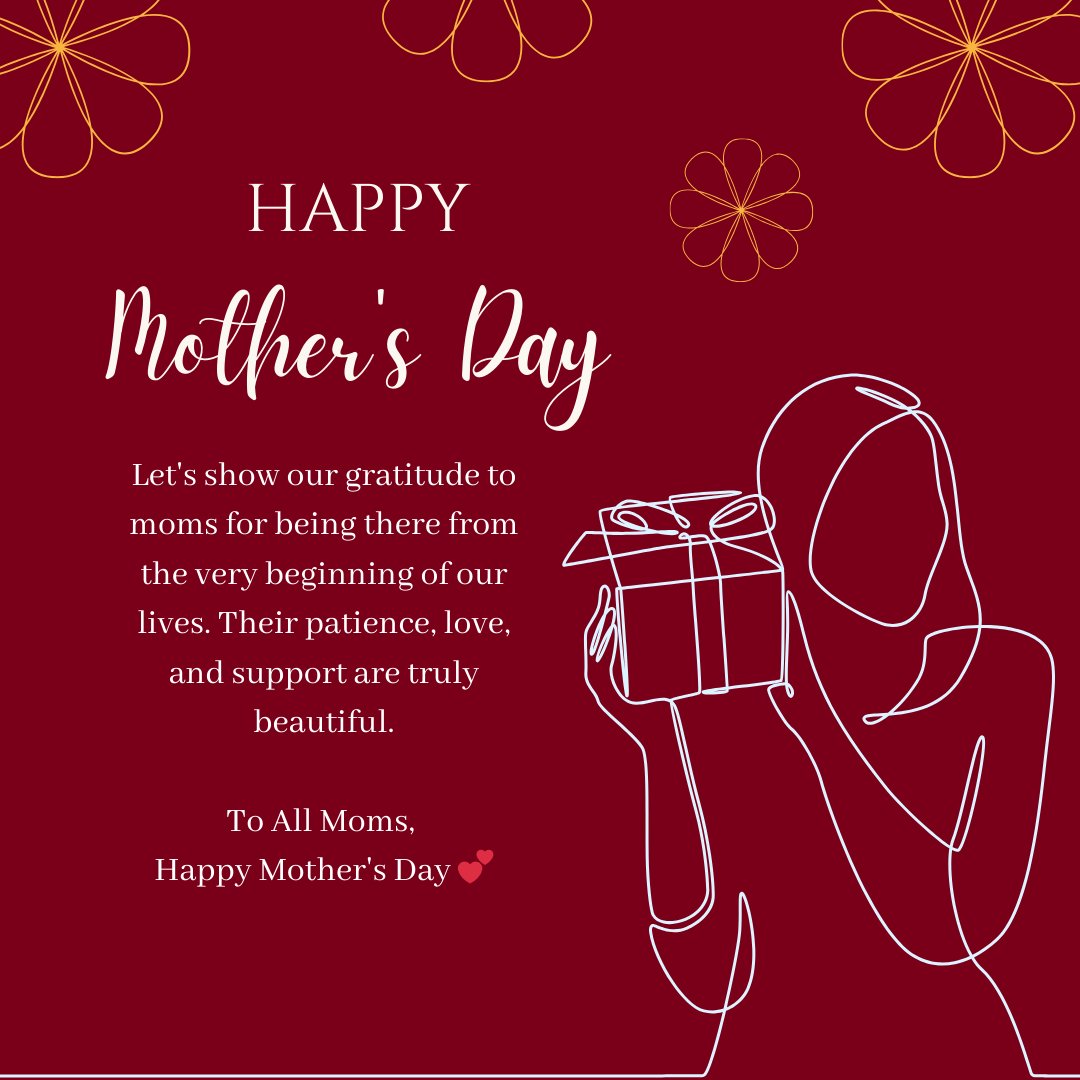 Happy Mother's Day to all the incredible moms out there! Your love, strength, and endless support are appreciated today and every day. 💐