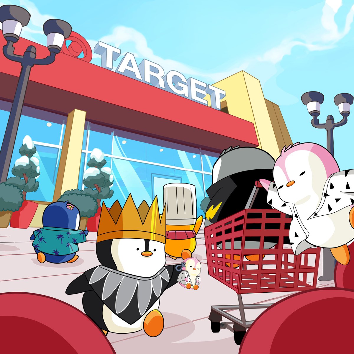 As we grow, giving our holders the opportunity to utilize and increase the impact of their IP is important to us. 

The toys that are live in @Target include community Penguins, that were fully licensed using @OverpassIP, our NFT licensing platform.