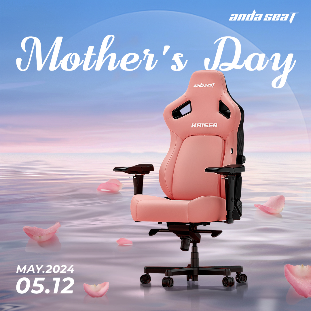 'Because Moms Deserve the Best!' 🌟 This Mother’s Day, gift your mom the throne she deserves—a cozy gaming chair! Whether she’s conquering virtual worlds or just enjoying leisure time, our chairs have her back. Make her day extra special: rb.gy/ugau3p #andaseat
