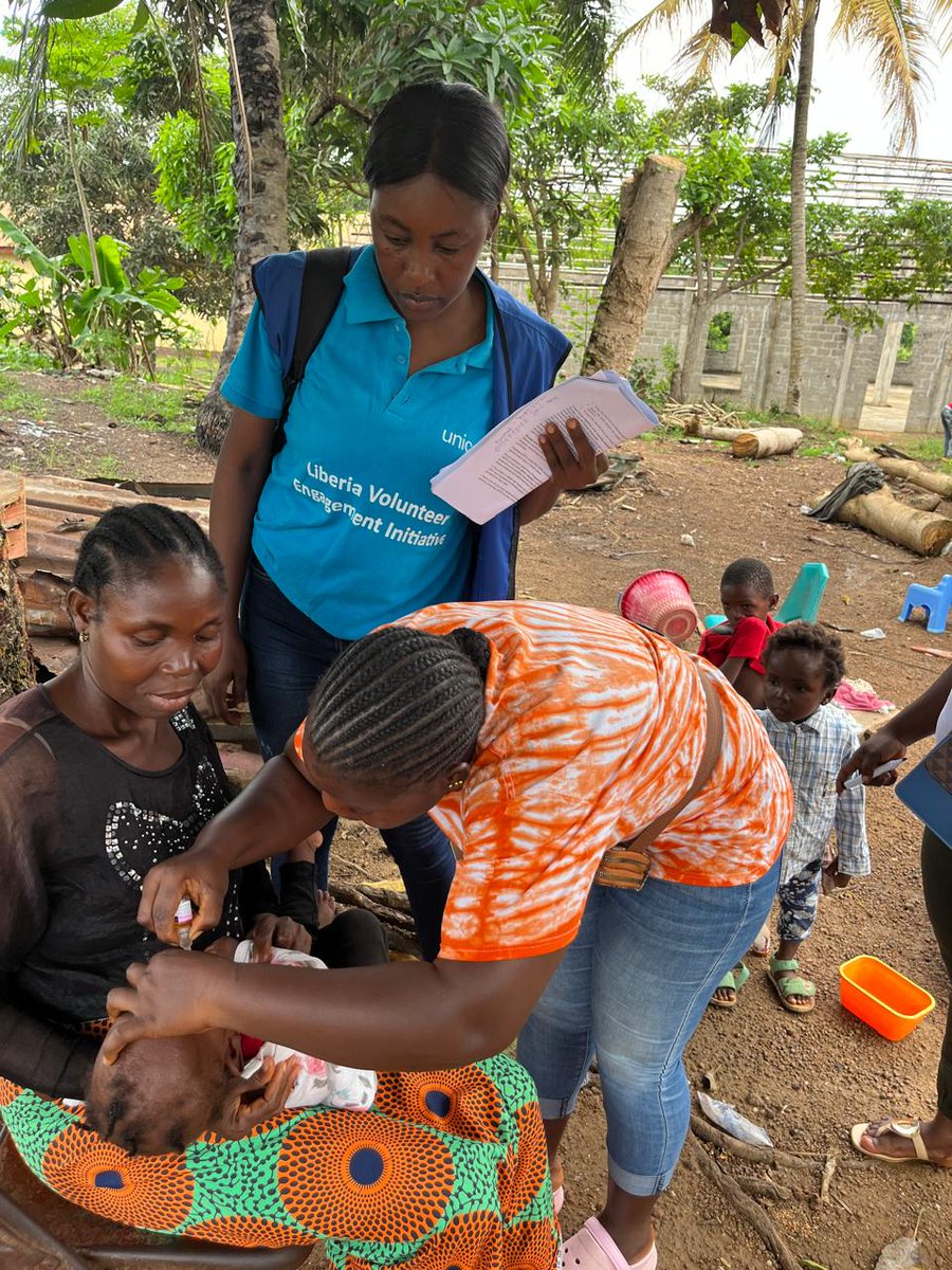 Big thanks to all the parents and caregivers who are passionately supporting and participating in vaccination efforts for their children. Your enthusiasm is making a difference! With your support, it's #HumanlyPossible to Kick Polio out of Liberia 🇱🇷 #VaccinesWork