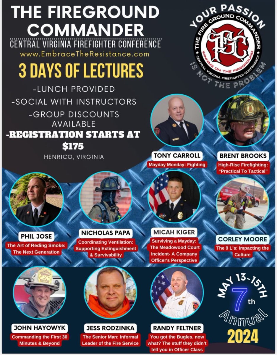 Fire__Commander's tweet image. Less than 24 hours away to kicking off the the 2024 conference!!! We can not wait to welcome the brothers and sister to the Henrico Theatre.  Doors open at 7am.  #FGC24