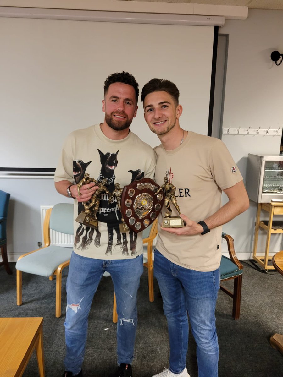 First Team “Players player of the year” Joint between the midfield partners Reece Conway & Jordan Barnett 🏆🏆👏