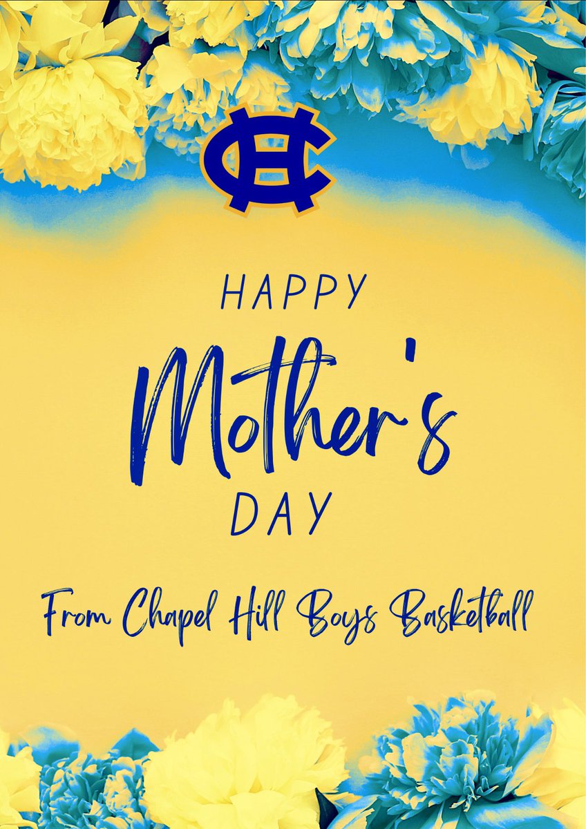 Happy Mother’s Day from Chapel Hill Boys Basketball! 🐶🏀 We appreciate ALL the MOMS! 💙🏀 #CULTURE #TheStandard #ForTheCity @hoopinsider @Tabchoops @DCTBasketball @CHHSTyler @TexasHoopsGASO