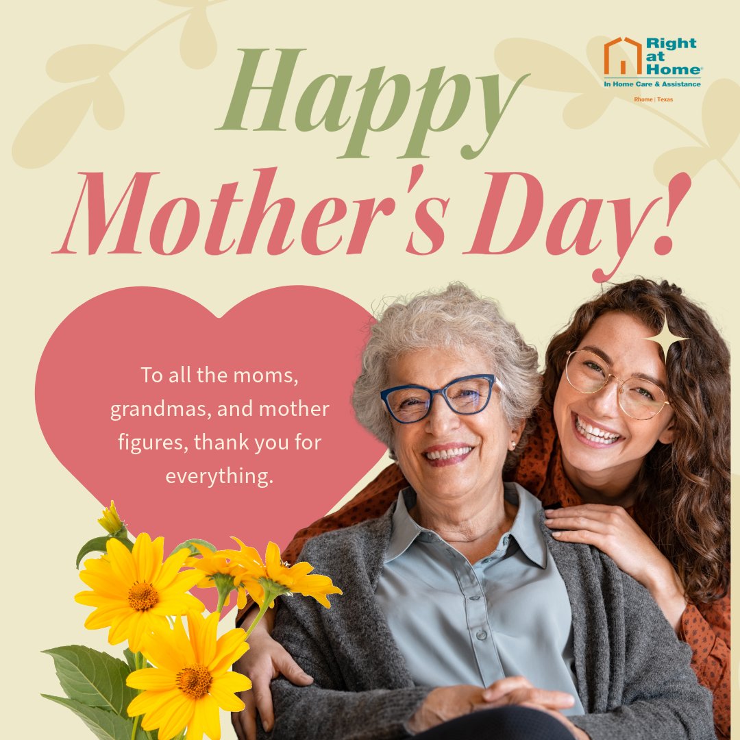 eldercaretxas's tweet photo. Celebrating all the wonderful mothers today! Your strength, love, and dedication make the world brighter. Happy Mother's Day! 🌸 #MothersDay2024 #ThankAMom https://t.co/unXD0ipfh9