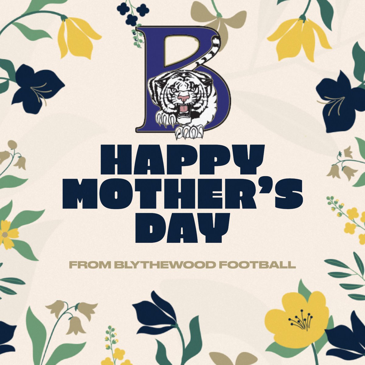 From the @BHSBengalFB staff to all of our Bengal mothers - past, present, and future! Thank you for all you do! 
#BeGreat #WIN #StripesEarned