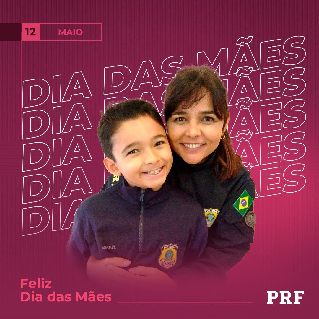 Mãe, palavra que resume o que é o amor. Aproveite o dia de hoje com sua mãe, faça uma ligação e diga o quanto ela é importante na sua vida ou relembre de momentos bons que vocês viveram juntos. A PRF deseja a todas as mães um feliz dia das mães!