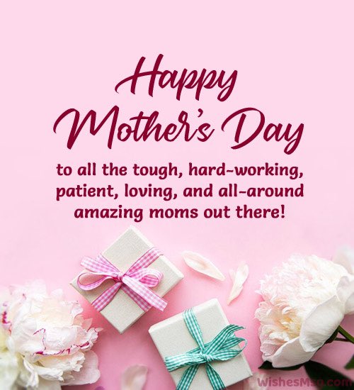 Happy Mother’s Day to all of our moms, past and present! We appreciate you!