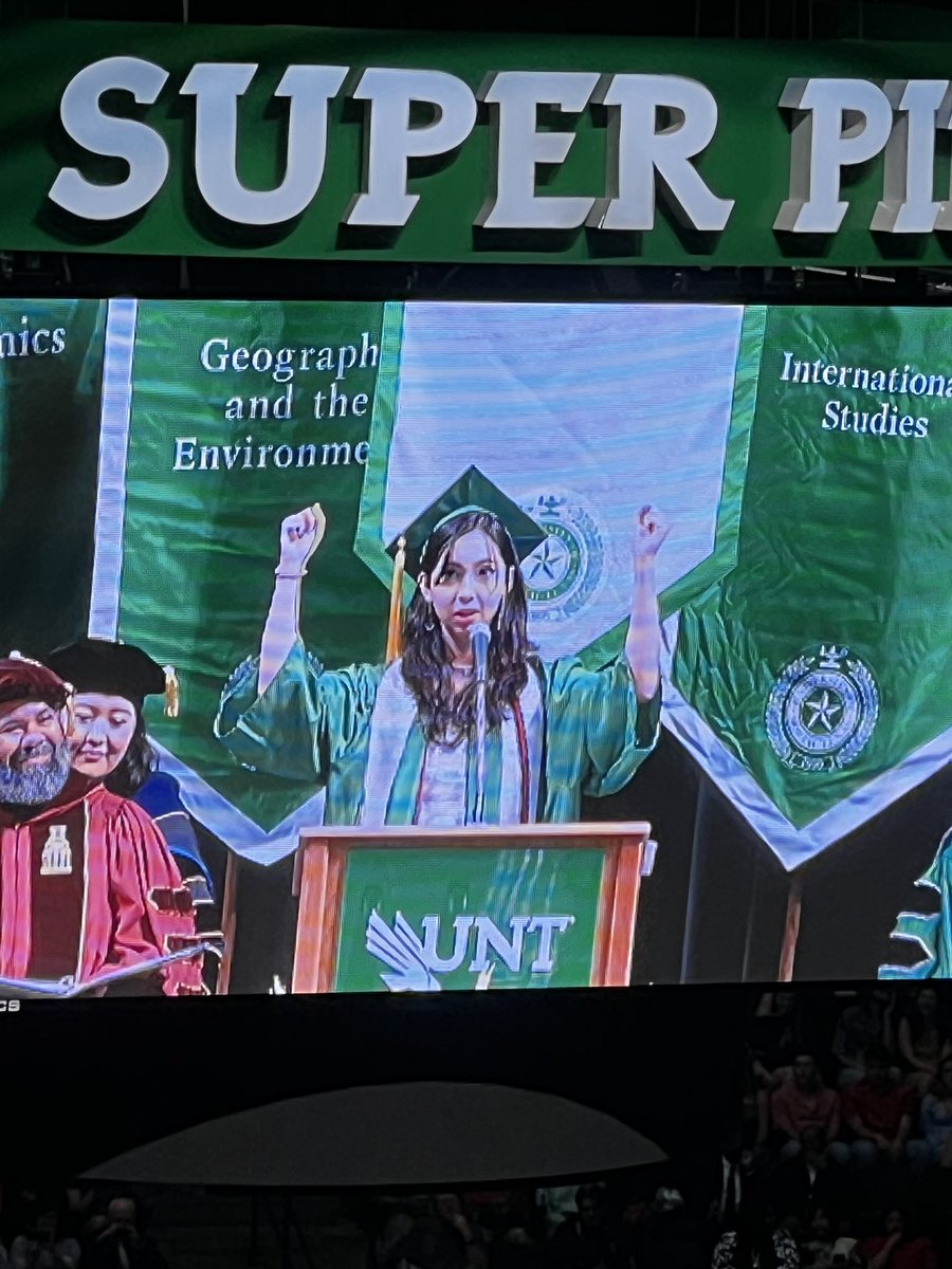 Congratulations to our RA, Michelle, on delivering the @UNTclass commencement speech and graduating with honors🎉🎓 We are so grateful to you have you as a part of our team and know you have a bright future ahead!🌟