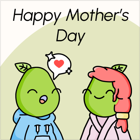 Make sure to get off your ass today and tell your mom you love her. She's been letting you be unemployed in her basement while you pretend to be a trader. Forgot a present? We know your net worth is in meme coins so we'll remind you we sell gift cards! Happy Mother's Day! 🩷