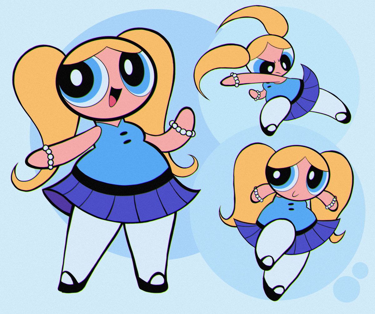 YunDems's tweet photo. Someone said it looked like I slimmed her down. I apologize. That wasn’t my intention at all. I still got comments on the first drawing saying she looks “obese” so it means she didn’t look TOO slimmed down. Tried to make her look more like how Lelly draws her 

#PowerpuffGirls https://t.co/8W7ZEoNQhB