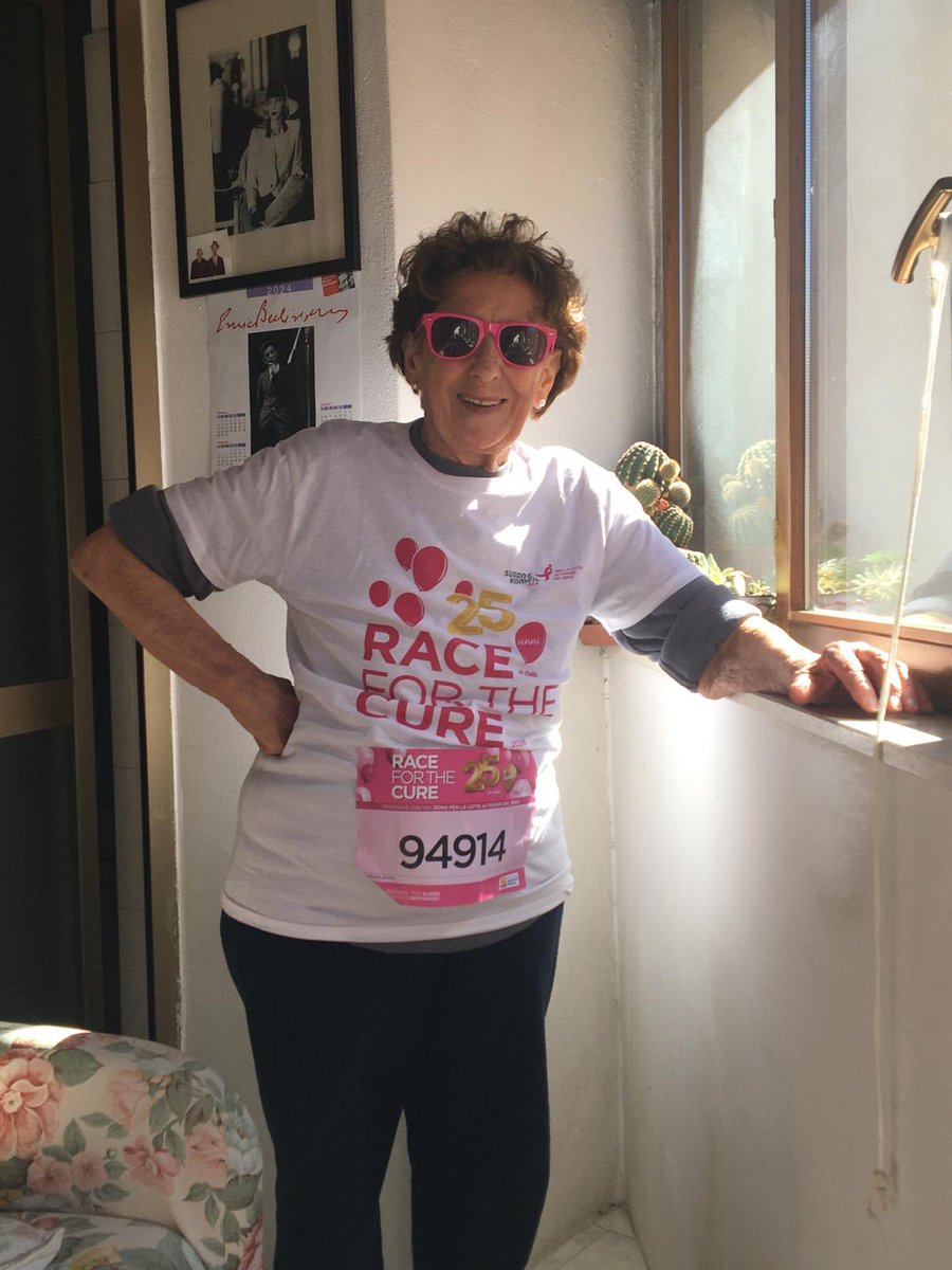 Da casa, a distanza da Roma… e a quasi 90 anni: alla Race for the Cure si può partecipare sempre e ovunque! 🌸

#RaceForTheCure2024 #RFTC2024 @komenitalia