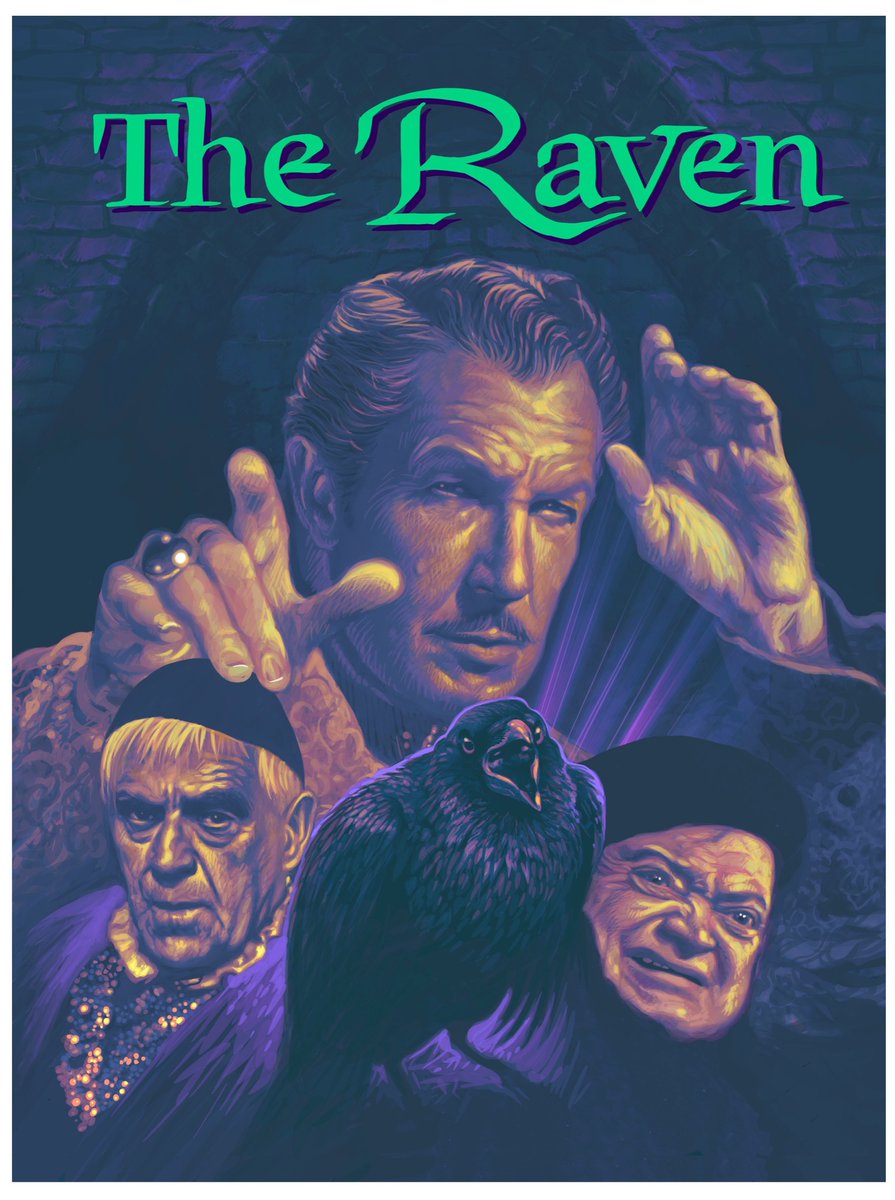 The Raven. Vincent Price, Boris Karloff, Peter Lorre. #RIPRogerCorman