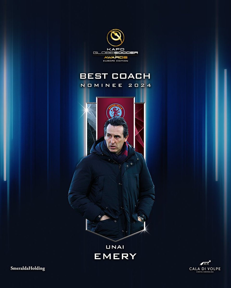 Will Unai Emery claim the title of BEST COACH at the KAFD #GlobeSoccer European Awards? 👑 

Cast your vote now! vote.globesoccer.com/vote/euro-best…

@unaiemery_ #KAFD #HotelCaladiVolpe #SmeraldaHolding