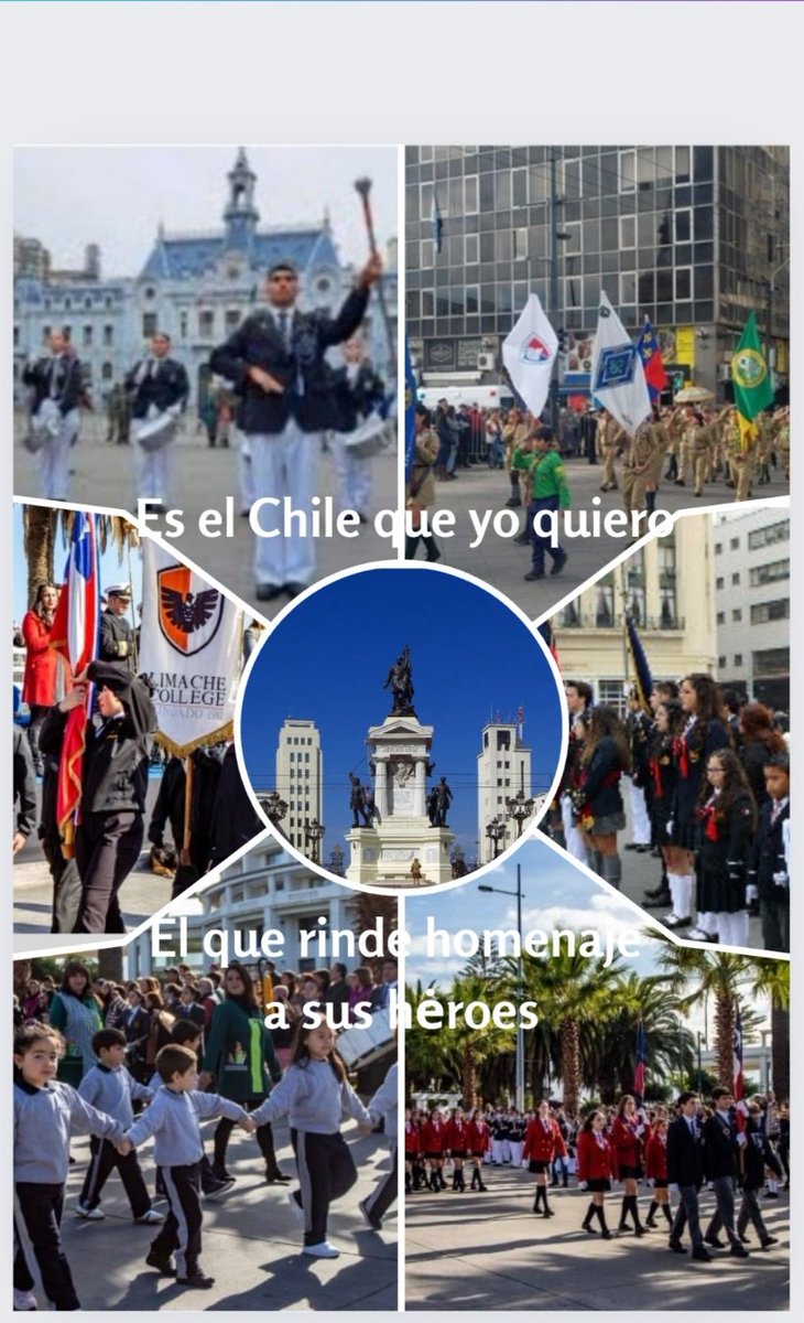 .     Este es el Chile que yo quiero
             @GobiernodeChile
El que sus estudiantes recuerdan y rinden homenaje a sus héroes de Iquique @Armada_Chile