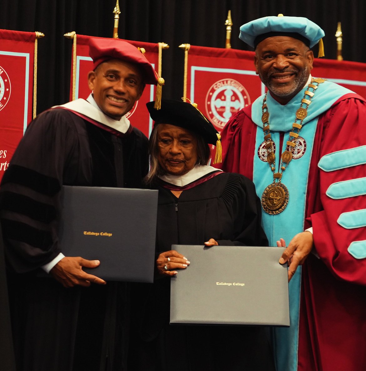 Happy Mother’s Day to all of you amazing moms! We have because you give. Thank you. Sending love, light and blessings. Last week, as Mother’s Day approached, I had the incredible honor of receiving an honorary doctorate along with my mother at her alma mater, Talladega College.