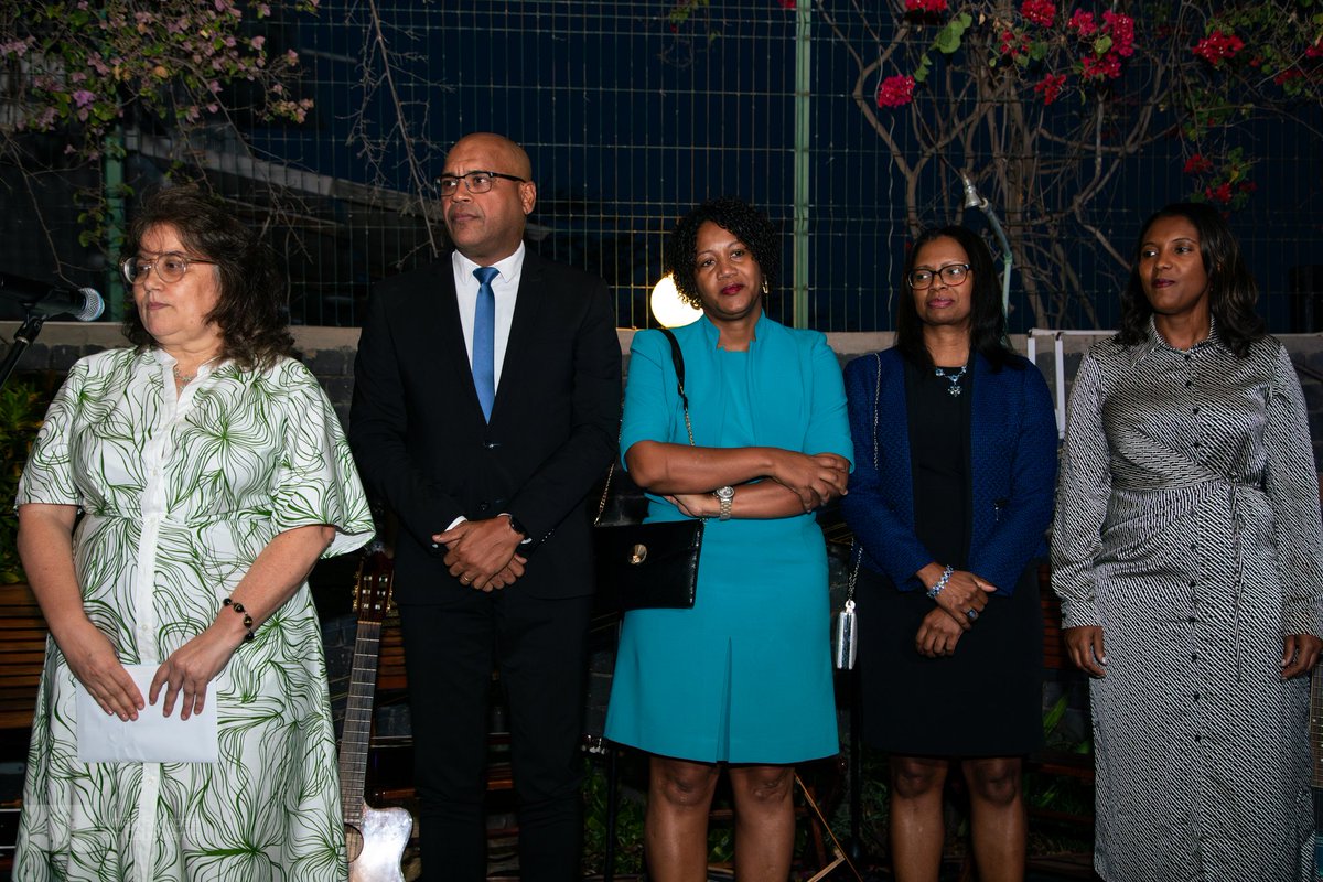 EUinCV's tweet photo. #EuropeDay reception in #CaboVerde
We celebrated peace, solidarity and special partnership together with representatives of the Cabo Verdean government, the diplomatic corps, business leaders, civil society and more. #UnityinDiversity https://t.co/dEHBrFTNXg