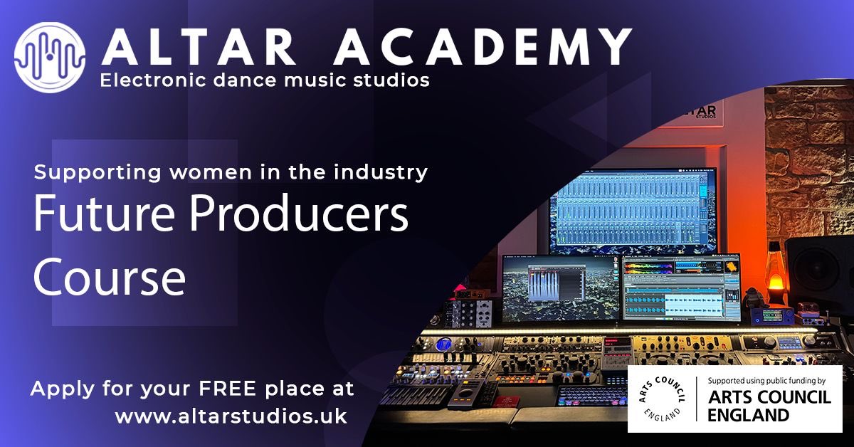 Amazing free course for women producing music.  
👌🎵🎤🎧